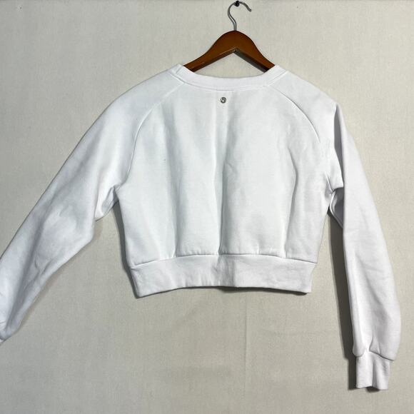 Buff Bunny Collection Women's White Long Sleeve Crop Top - Size‎ S - Picture 3 of 7